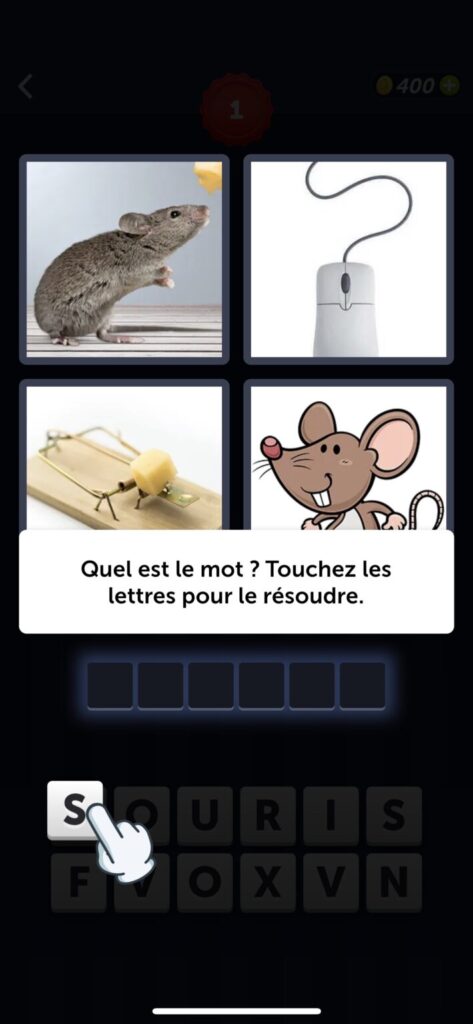 4 images 1 Mot – Niveau 1 2 4 images 1 mot Niveau 1 SOURIS