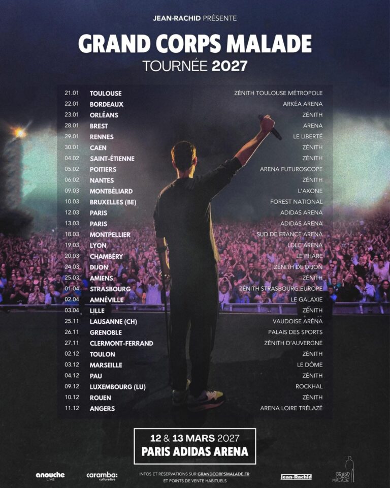 Grand Corps Malade : Une tournée qui promet des émotions fortes